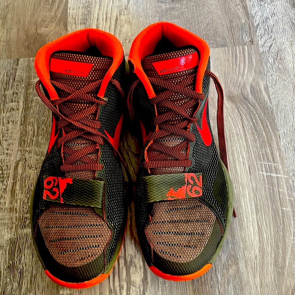 Kd trey5 size 13 good condition slightly worn orange and green